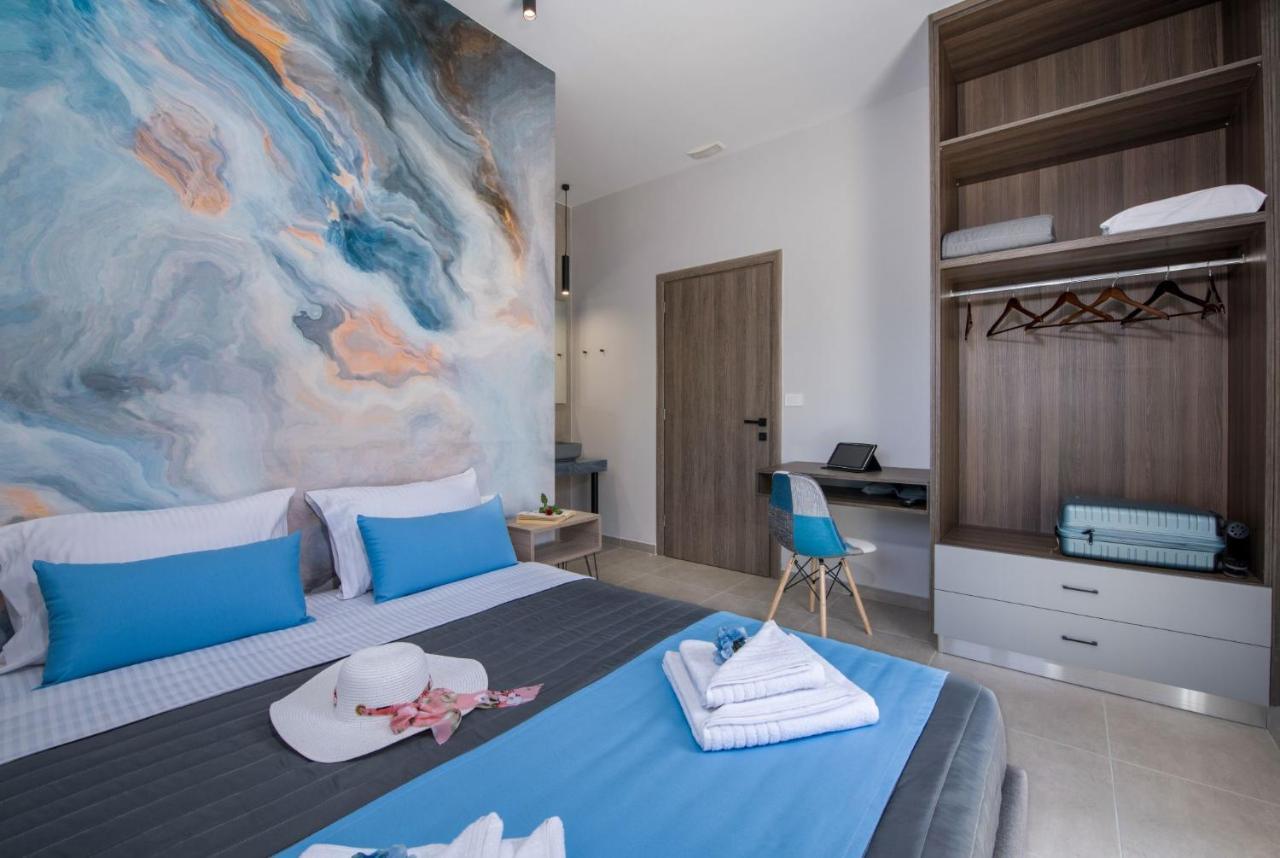 Luxury Villa Eva-Mari With Jacuzzi, 50M From The Beach Sztalósz Kültér fotó