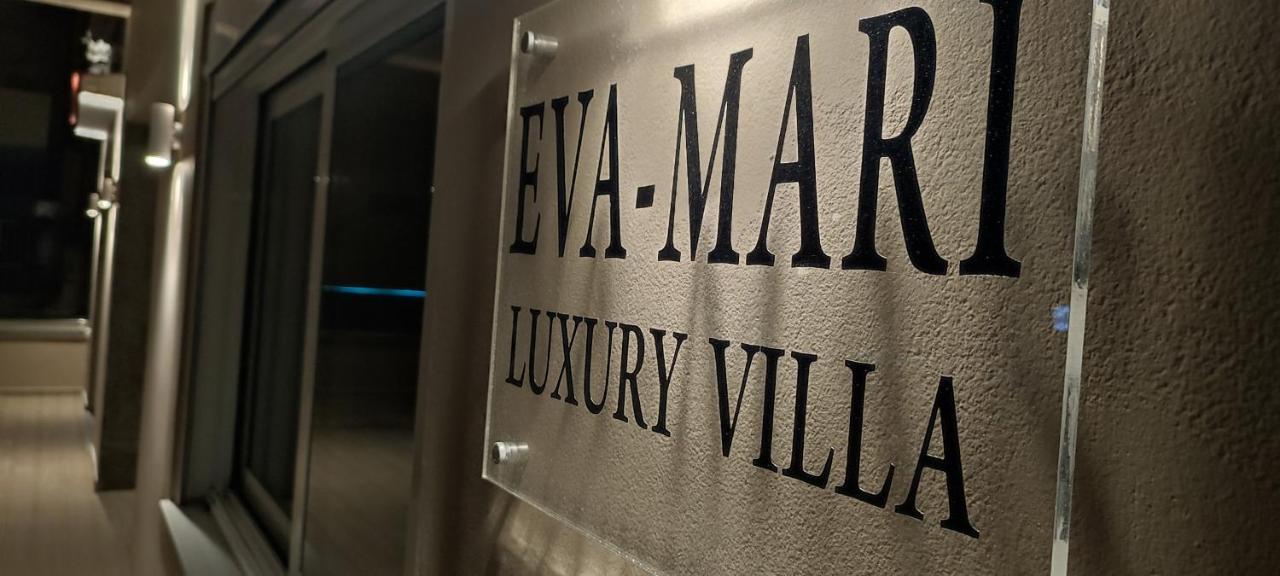 Luxury Villa Eva-Mari With Jacuzzi, 50M From The Beach Sztalósz Kültér fotó