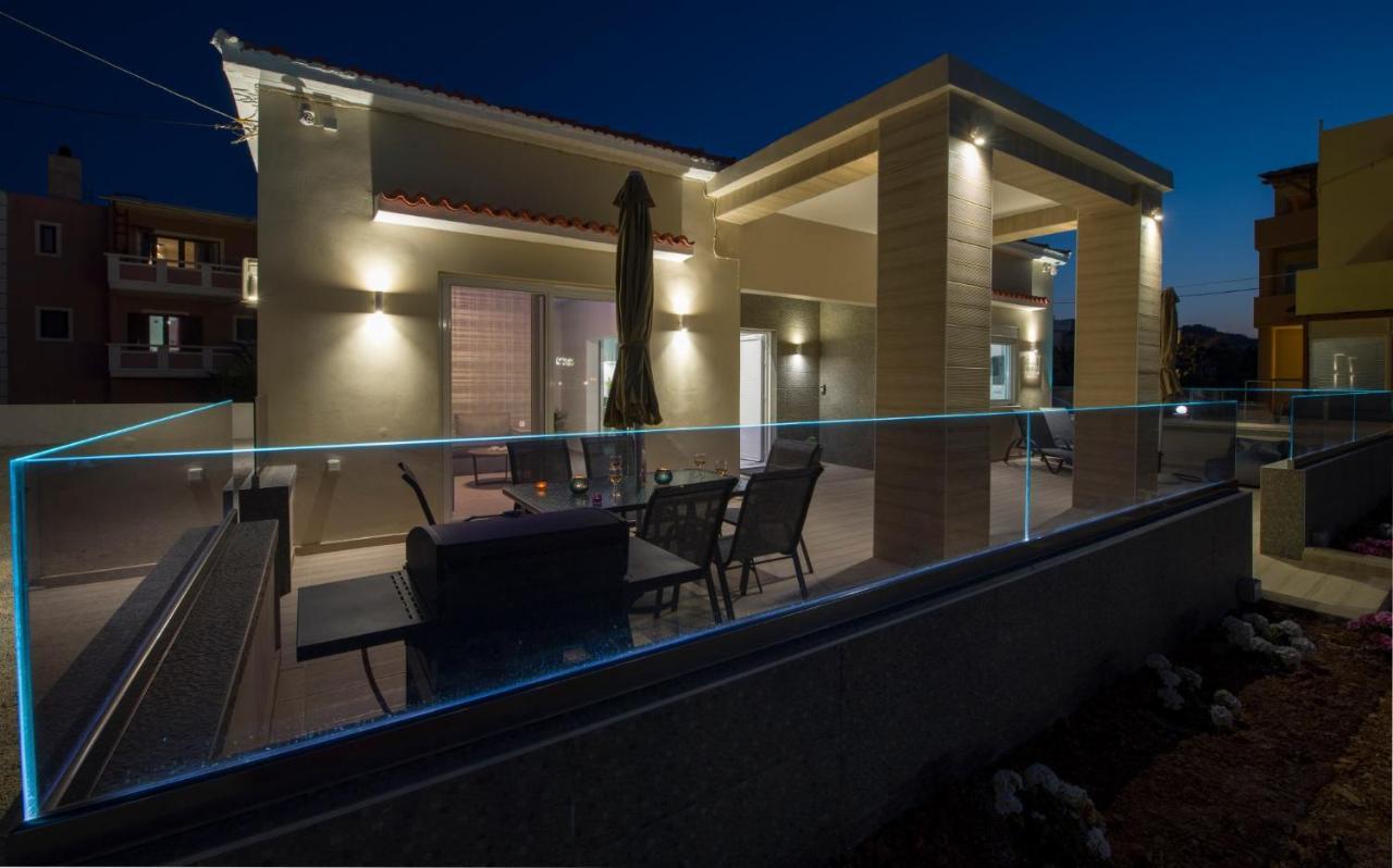 Luxury Villa Eva-Mari With Jacuzzi, 50M From The Beach Sztalósz Kültér fotó